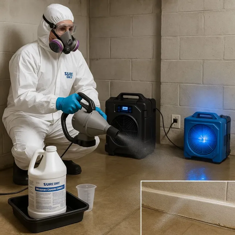 Sanitization and Odor Removal process in Lyndonville, VT